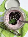 Blueberry almond overnight oatmeal ala fe