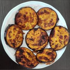 A picture of Eggplant toast.