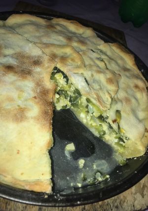Una foto de Tarta de zapallitos