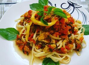 Foto de Spaghetti di frutti di Mare