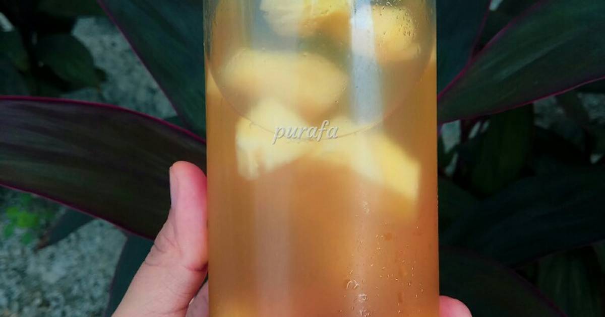Resep Infused Water Nanas Kurma JSR oleh Purafa Cookpad
