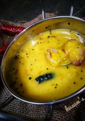 আম দিয়ে মসুর ডাল রেসিপির প্রধান ছবি