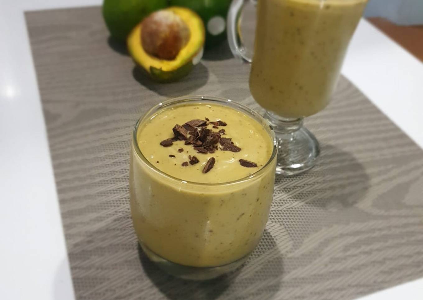 Avocado coffee (espresso)