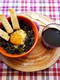 Uova in cocotte con cavolo nero monoporzione