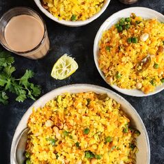 A picture of Vegetable poha.
