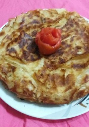 صورة لوصفة تعالى معايا نعمل الرقاق بطريقة سهلة وجميلة بدل الفرن في الطاسة