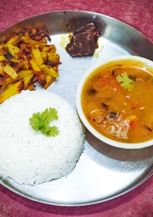 दाल और चावल रेसिपी मुख्य फोटो
