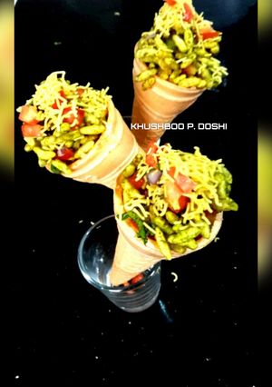 A picture of Softy cone bhel.