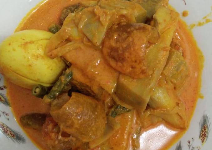 Yuk intip, Bagaimana cara buat Gulai campur (nangka, kikil, kacang panjang, telur) dijamin sesuai selera