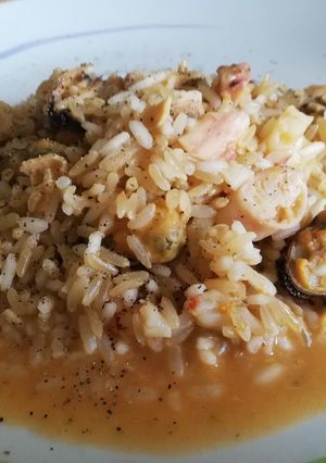 A picture of Seafood Risotto.