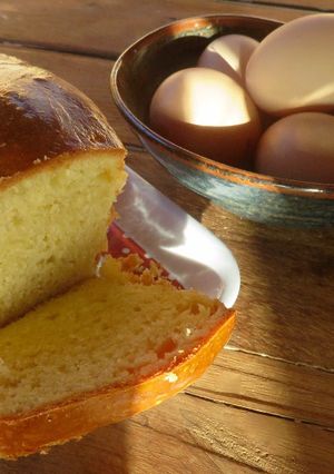 Une photo de Brioche pure beurre au levain naturel