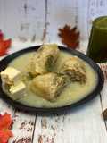 Griechische Weißkohlrouladen mit Zitronen-Ei-Soße