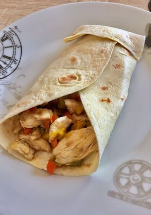 Una foto de Fajitas de pollo