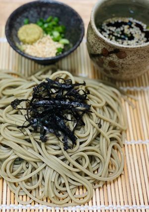 Hình của món Mì Lạnh Soba Trà Xanh.