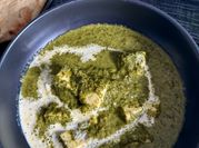 A picture of spinach palak paneer