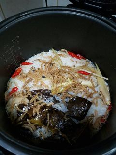 Foto resep Nasi liwet teri