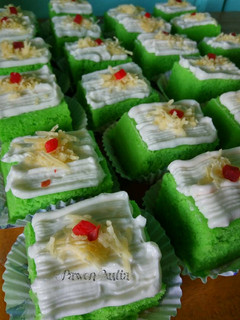 Foto resep Bolu pandan keju