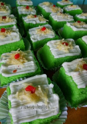 Foto resep Bolu pandan keju