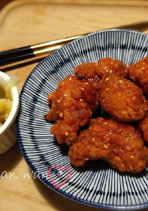 韓式炸雞腿 的食譜成品照片