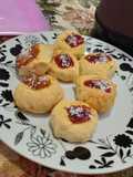Galletitas estilo pepas Súper rápido y fácil de Dulce de Leche y Membrillo