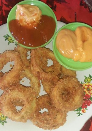 Foto resep Cheesy Onion Rings