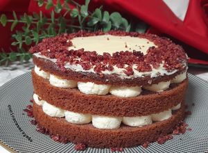 Foto principal de Tarta red velvet -con remolacha-