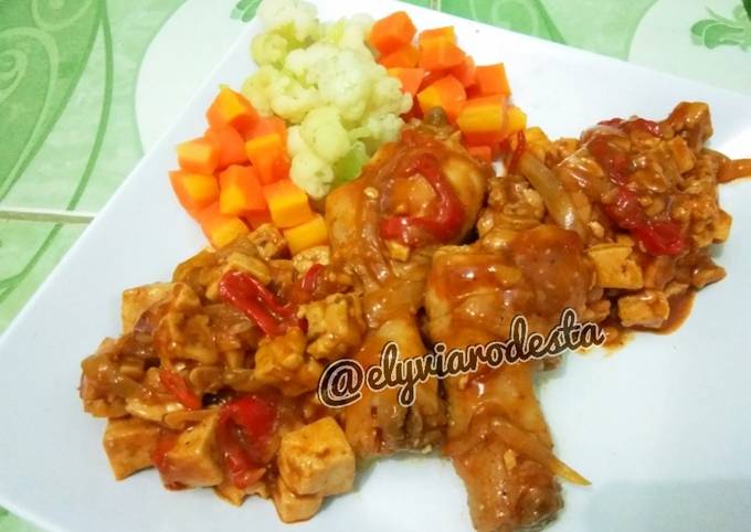 22. Ayam Tape (Tahu Tempe) Saus Barbeque