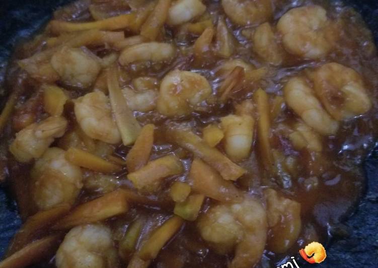 makanan Udang Asam Manis Jadi, Lezat