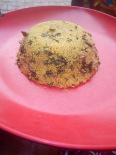 A picture of Dambun cous cous.