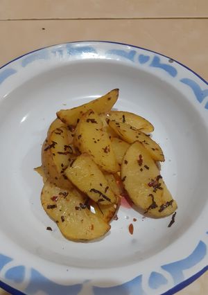 Foto resep Potato Wedges Teflon tanpa oven