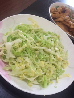 Una foto de Col asada