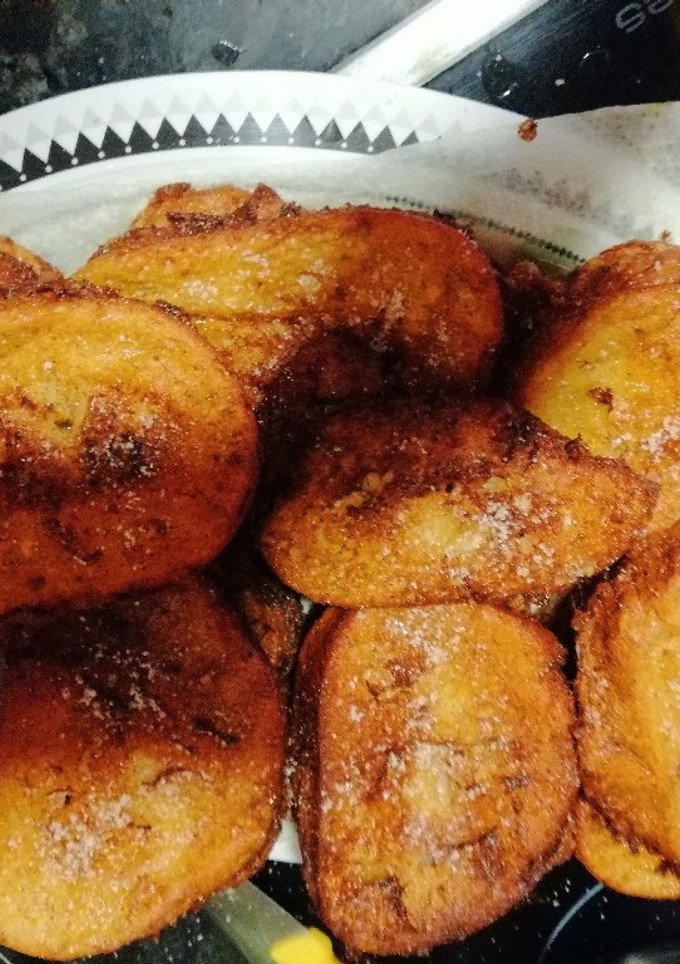 Una foto de Torrijas con crema de orujo