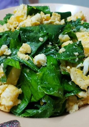 รูปของ ผักเหรียงผัดไข่