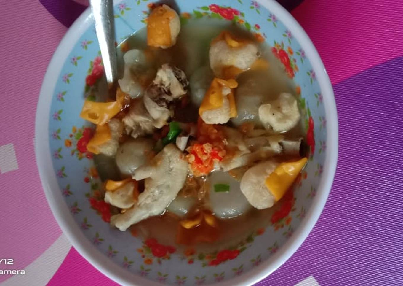 Cilok isi ayam kuah ceker