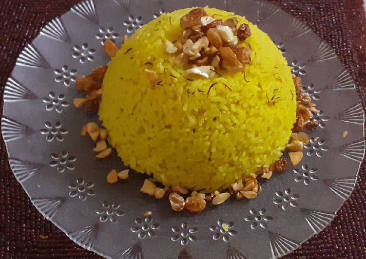 Recipe of Speedy Kanika (the sweet rice/pulao from the state of orissa)