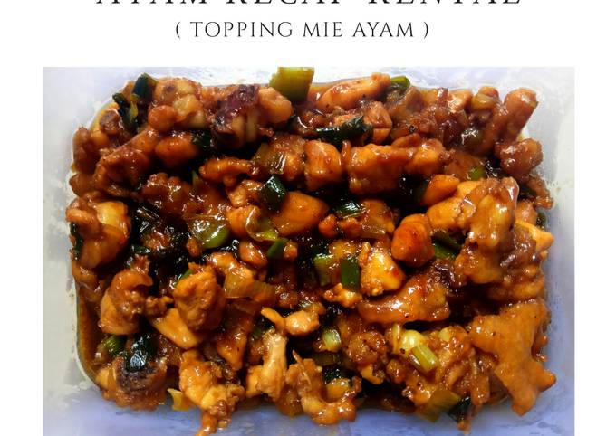 Ayam Kecap Kental Praktis (Topping Mie Ayam)