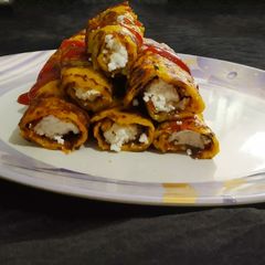 A picture of Wheat flour chilla.