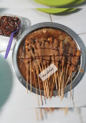 Foto resep Sate saos kacang teflon