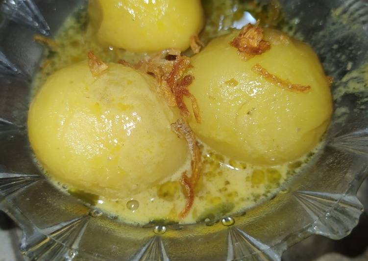 Opor baby potato(kentang kecil)