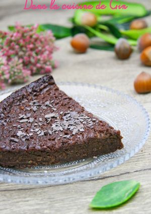 Une photo de Gâteau chocolat/noisette à la courgette