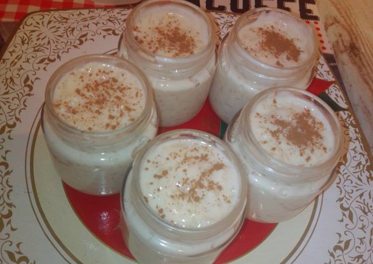 Arroz con leche light en robot MC y de forma tradicional