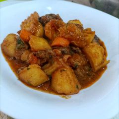 Tasty beef stew 😋 A picture of Tasty beef stew 😋.