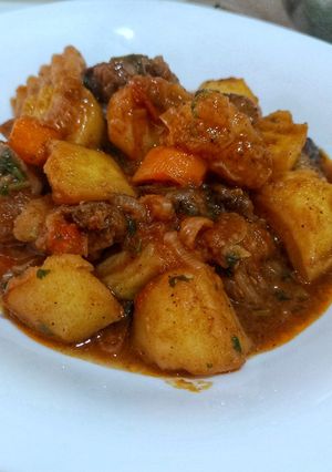 A picture of Tasty beef stew 😋.