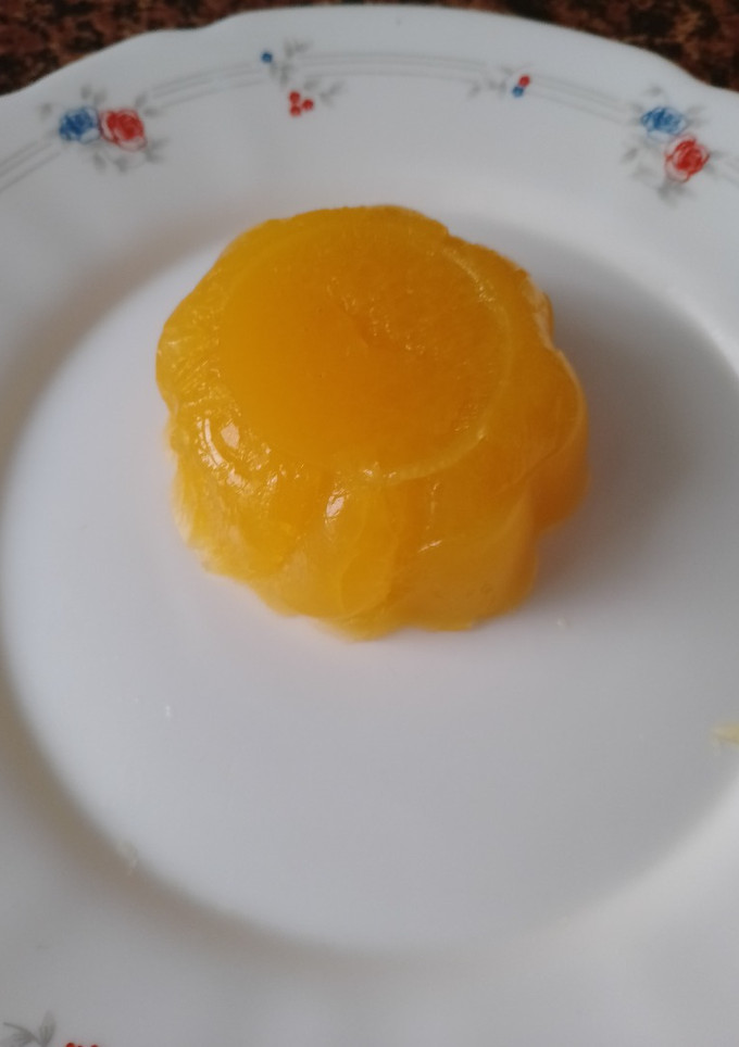 Una foto de Gelatina de Naranja
