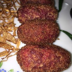 A picture of Beetroot vegetable chop.