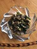 Champignons en salsa de ajo