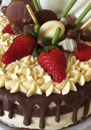 Foto resep Birthday chocolate cake