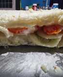 Vegetable mayo sandwich