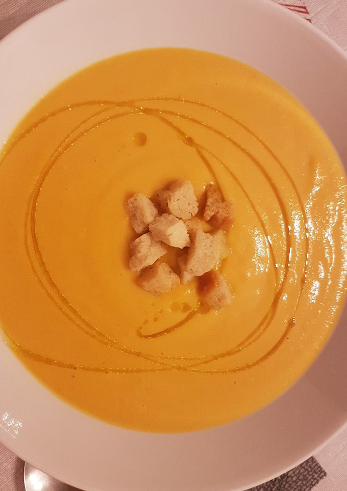 Una foto de Crema de zanahorias