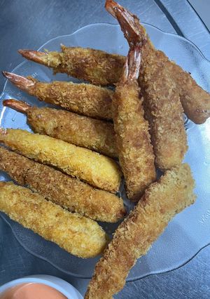 Hình của món Tôm chiên xù kiểu Nhật (Ebi Furai).